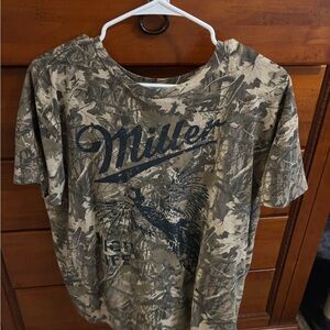 Womens Miller Camo Graphic T-Shirt